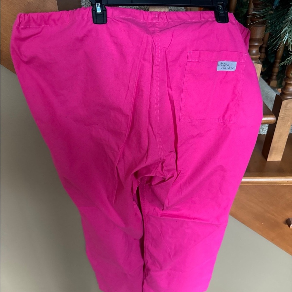 Urbane Hot Pink Women’s XXL Scrub Pants - Picture 3 of 3